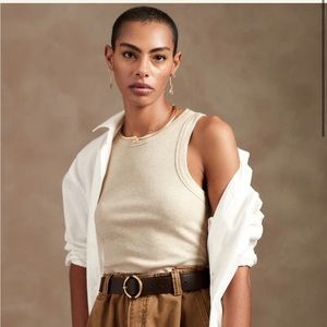 Banana Republic Ribbed Racer Tank